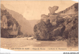 AEXP8-48-0767 - GORGES-DU-TARN - Cirque Des Baumes - Le Rocher Du Champignon  - Gorges Du Tarn