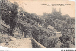 AEXP8-48-0752 - Environs De BAGNOLS-LES-BAINS - Village Et Château Du Tournel - Mende