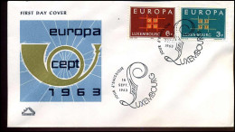 FDC - Luxembourg - 1963