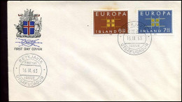 FDC - Iceland - 1963