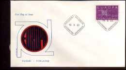 FDC - Finland - 1963
