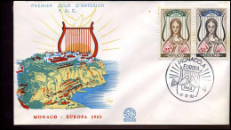 FDC - Monaco - 1963