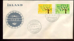 FDC - Iceland - 1962