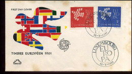 FDC - Luxembourg - 1961