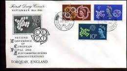 FDC - Great Britain - 1961