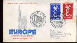 FDC - France - 1958