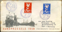 FDC - Holland - 1958