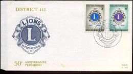 1404/05 - FDC - Lions International 50e Verjaardag - 1961-1970