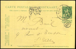 Postkaart / Carte Postale / Postkarte Van Ukkel Naar St-Gilles - Briefkaarten 1909-1934