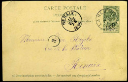 Carte Postale / Postkaart Van La Hestre Naar Renaix - Postkarten 1871-1909