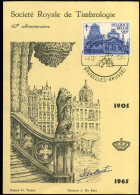 1354 - MK - 'Société Royale De Timbrologie, 60e Anniversaire' - Handtekening : J. De Bast - 1961-1970