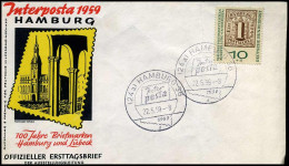 FDC - Interposta 1959 Hamburg - Andere & Zonder Classificatie