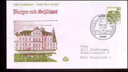 FDC - Burgen Und Schlösser - Schloss Wilhelmsthal - Sonstige & Ohne Zuordnung