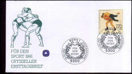 FDC - Für Den Sport 1991 - Other & Unclassified