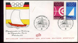 FDC - Olympiamarken Zur Förderung Der Olympischer Spiele München 1972 - Autres & Non Classés