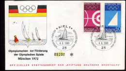 FDC - Olympiamarken Zur Förderung Der Olympischer Spiele München 1972 - Otros & Sin Clasificación