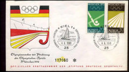 FDC - Olympiamarken Zur Förderung Der Olympischer Spiele München 1972 - Sonstige & Ohne Zuordnung