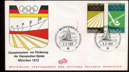 FDC - Olympiamarken Zur Förderung Der Olympischer Spiele München 1972 - Other & Unclassified