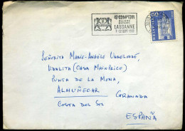 Cover To Almunecar, Granada, Spain - Cartas & Documentos