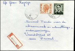 Aangetekende Cover Naar Brussel : N° 1649 + 924 -- Berchem (Antw) 2 - 1970-1980 Elström