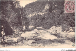 AFGP2-46-0148 - LAMATIVIE - Gorges De La Cere - Le Flottage Du Bois  - Other & Unclassified