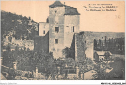 AFGP2-46-0128 - Environs De CAJARC - Le Château De Cadrieu  - Figeac