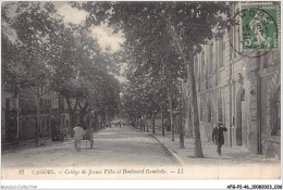 AFGP2-46-0104 - CAHORS - Collège De Jeune Filles Et Boulevard Gambetta  - Cahors