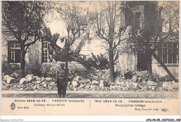 AFDP8-55-0930 - VERDUN Bombardé - Collège Margueritte  - Verdun