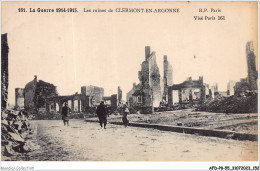 AFDP8-55-0907 - La Grande Guerre 1914-15 - Les Ruines De CLERMONT-EN-ARGONNE - Clermont En Argonne