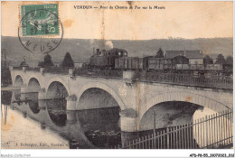 AFDP8-55-0837 - VERDUN - Pont Du Chemin De Fer Sur La Meuse  - Verdun