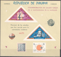 Panama 1966, Galileo, Space, BF - Amérique Du Sud