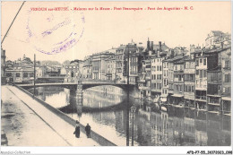 AFDP7-55-0775 - VERDUN-sur-MEUSE - Maisons Sur La Meuse - Pont Beaurepaire - Pont Des Augustins  - Verdun