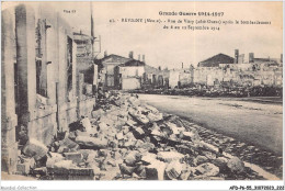 AFDP6-55-0721 - REVIGNY - Rue De Vitry - Côté Ouest Après Le Bombardement Du 6 Au 12 Septembre 1914 - Revigny Sur Ornain