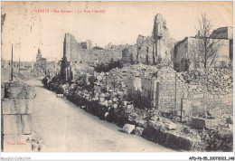 AFDP6-55-0684 - VERDUN - Ses Ruines - La Rue Chevert  - Verdun