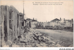 AFDP6-55-0653 - Bataille De La Marne - REVIGNY - Entrée De La Rue De Vitry Côté Ouest  - Revigny Sur Ornain