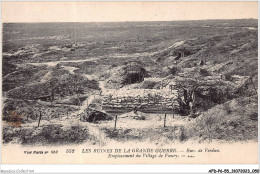AFDP6-55-0635 - Les Ruines De La Grande Guerre - Env De VERDUN - Emplacement Du Village De Fleury  - Verdun