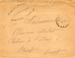 FRANCE.1917.LAC. "HOPITAL THERMAL". BAGNOLES-DE-L'ORNE (ORNE) - Guerre De 1914-18