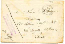 FRANCE.1918.FM. "HOPITAL MILITAIRE DU GRAND PALAIS/ SERVICE D'ELECTROTHERAPIE " PARIS (SEINE) - WW I