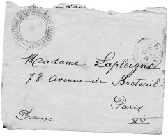 FRANCE. 1918."LABORATOIRE DE BACTERIOLOGIE DE L'ARMEE D'ORIENT.".TRESOR ET POSTES N°502..F.M. (DEVANT DE LETTRE ) - Oorlog 1914-18