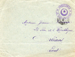 FRANCE.1916."AMBULANCE N°3 DE LA 1ère DIVISION MAROCAINE EN FRANCE". TRESOR ET POSTES 129 - WW I