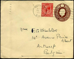 Postal Stationary To Antwerp, Belgium - Storia Postale