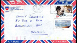 Cover To Brussels, Belgium - Briefe U. Dokumente