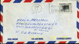 Cover To Hannover, Germany - Brieven En Documenten