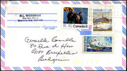 Cover To Brussels, Belgium - Storia Postale