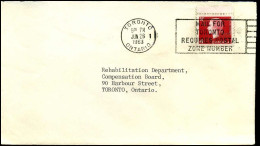 Cover To Toronto, Ontario - Briefe U. Dokumente