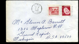 Cover To Grand Rapido, Michigan, U.S.A. - Lettres & Documents