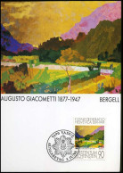 MC - Augusto Giacometti 1877-1947, Bergell - Maximumkarten (MC)