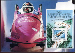 MK - Weltmeisterschaften Im Bobsport 1991 - Autres & Non Classés