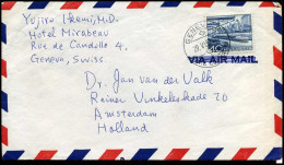 Cover To Amsterdam, Holland - Lettres & Documents