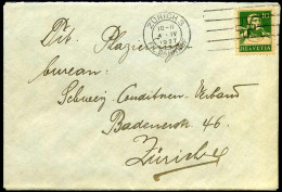 Cover To Zurich - Lettres & Documents